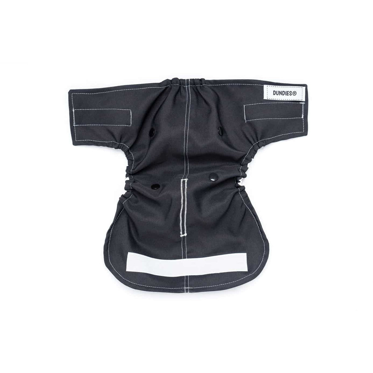 Dundies Black All In One Nappy (AIO)-Dundies Australia - Vet Recommended Pet Nappies