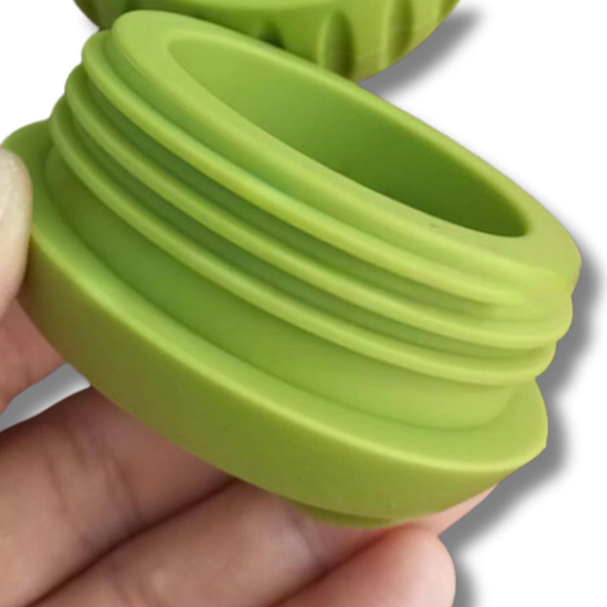 Dundies Pupsicle Ball and Mould Dog Enrichment Toy - Green