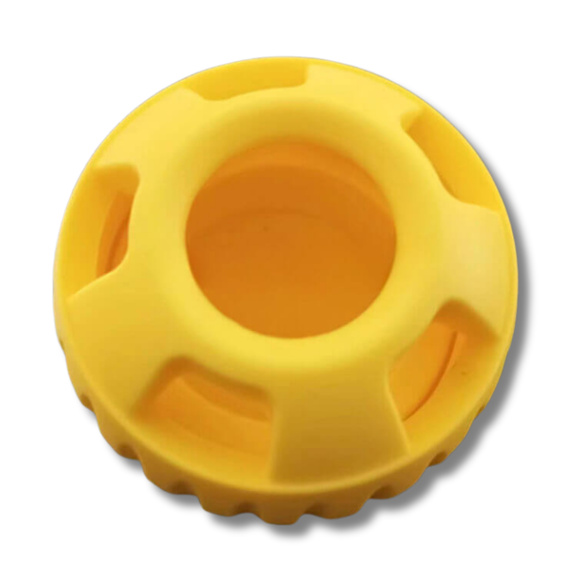 Dundies Dog Ice Block Ball and Mould Dog Enrichment Toy - Yellow