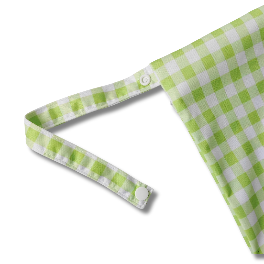 Dundies Wet Bag Green Check