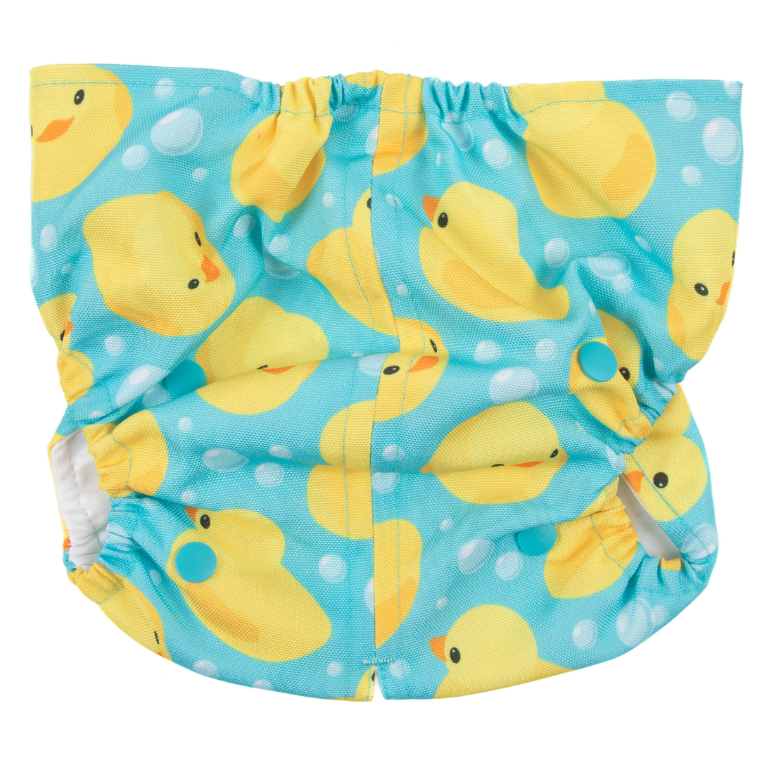 Dundies Rubber Duckies All In One Nappy V2 (AIO)