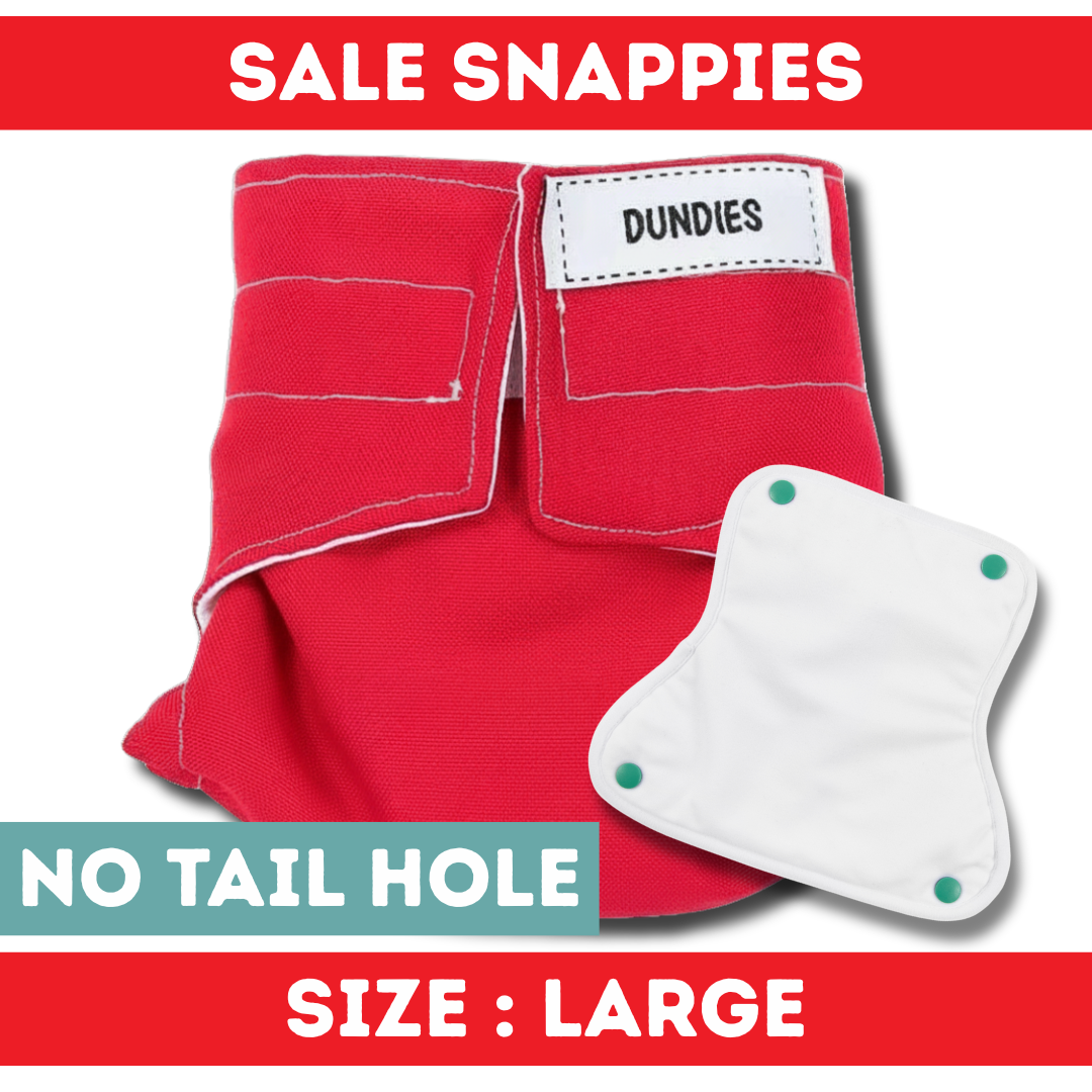 Dundies Snappie - Large - No Tail Hole - SALE