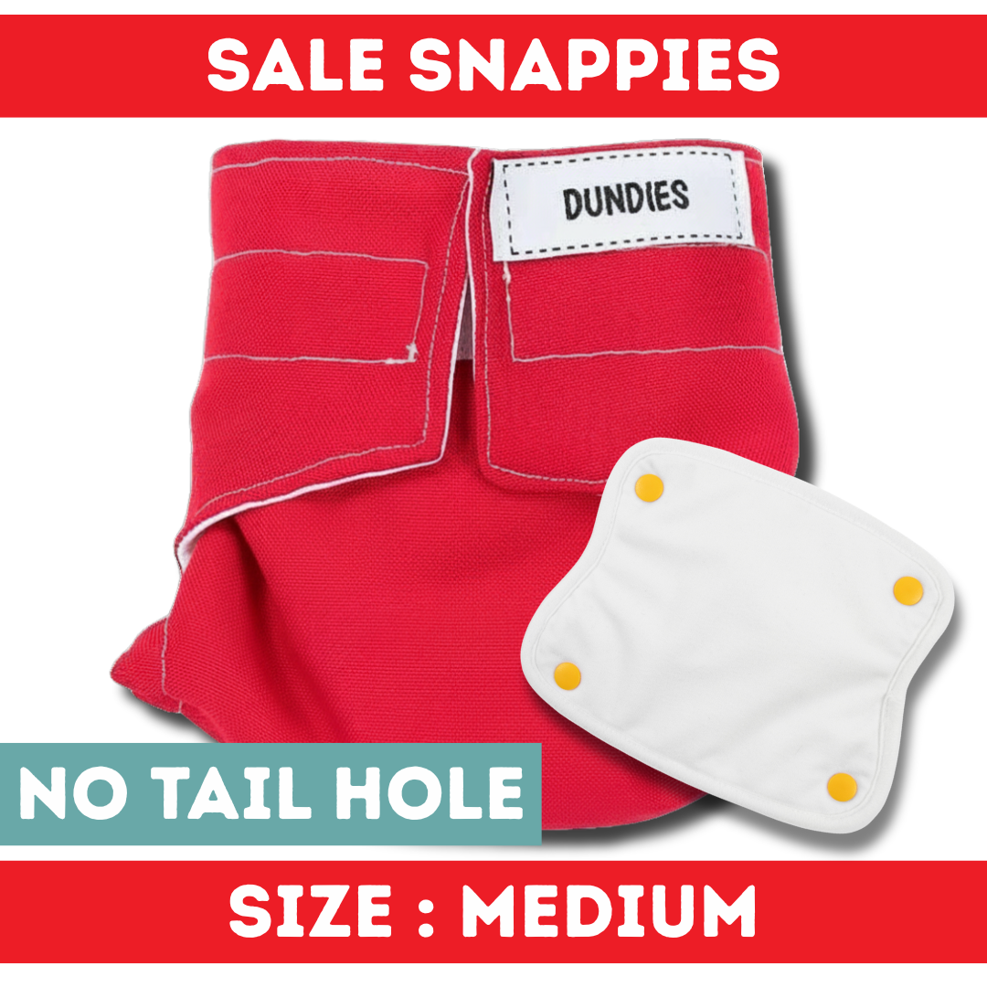 Dundies Snappie - Medium - No Tail Hole - SALE
