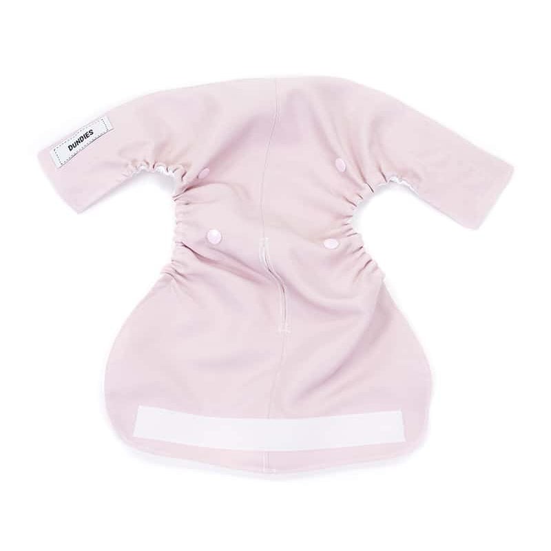 Dundies Dusty Pink All In One Nappy (AIO)-Dundies Australia - Vet Recommended Pet Nappies