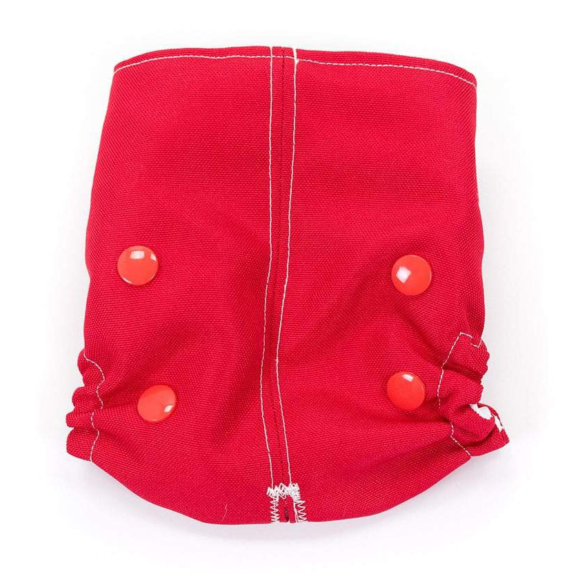 Dundies Red All In One Nappy (AIO)-Dundies Australia - Vet Recommended Pet Nappies
