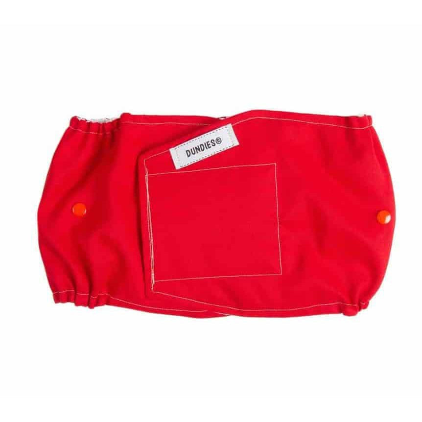 Dundies Red Belly Band-Dundies Australia - Vet Recommended Pet Nappies