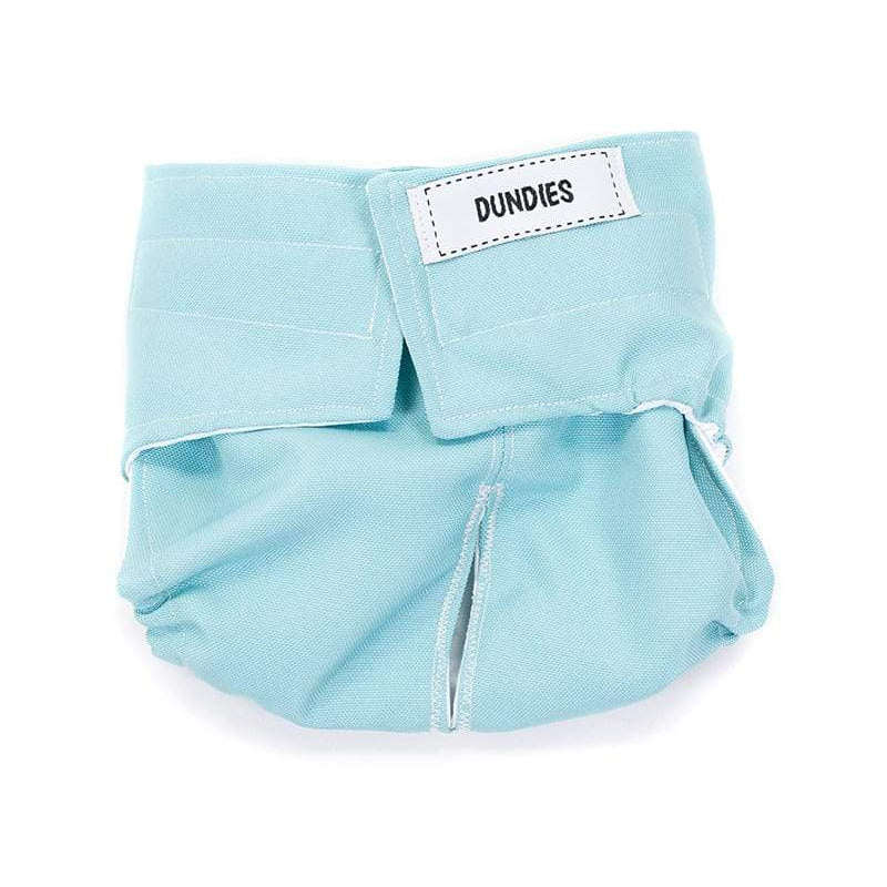 Dundies Soft Blue All In One Nappy (AIO)-Dundies Australia - Vet Recommended Pet Nappies