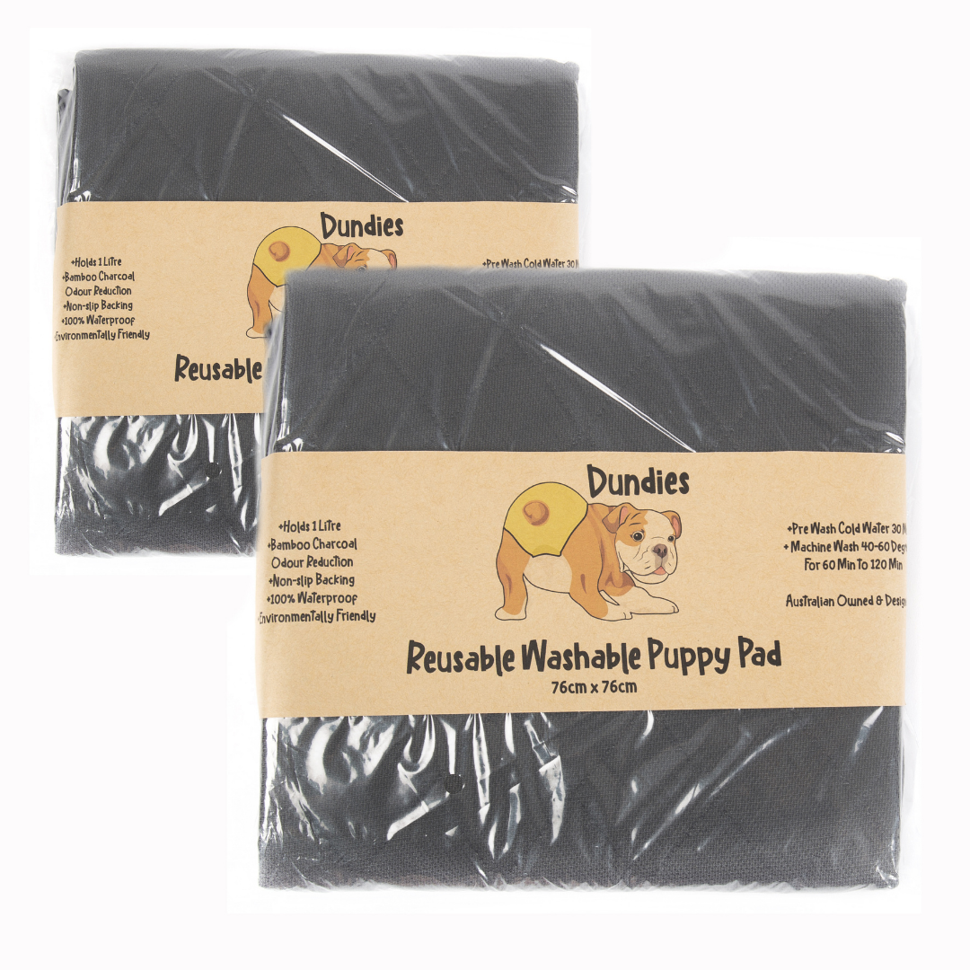 Dundies® Washable Puppy Pad Twin Pack-Dundies Australia - Vet Recommended Pet Nappies